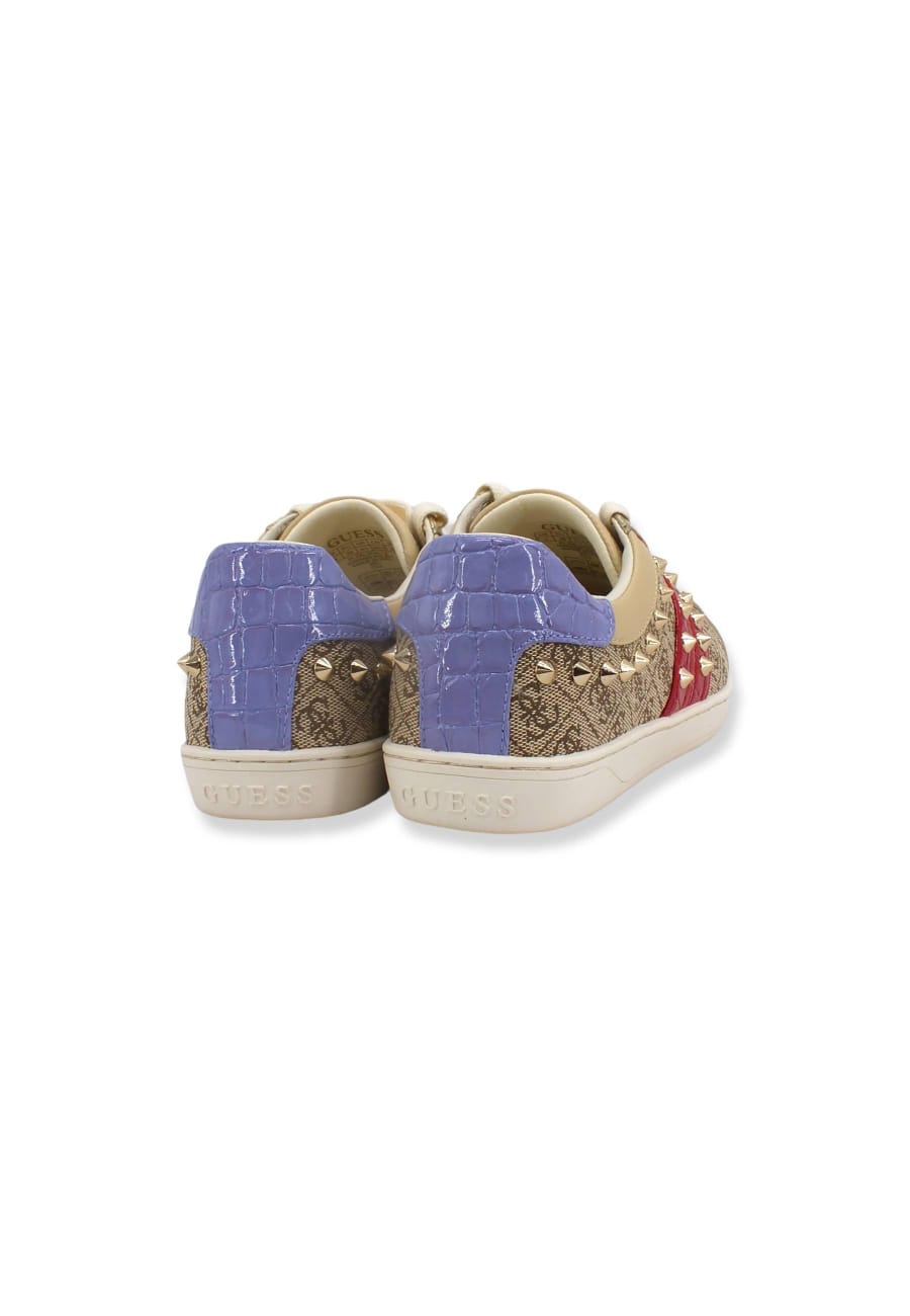 GUESS Sneakers Donna Loghi Borchie FL7RL3FAL12 Multicolor