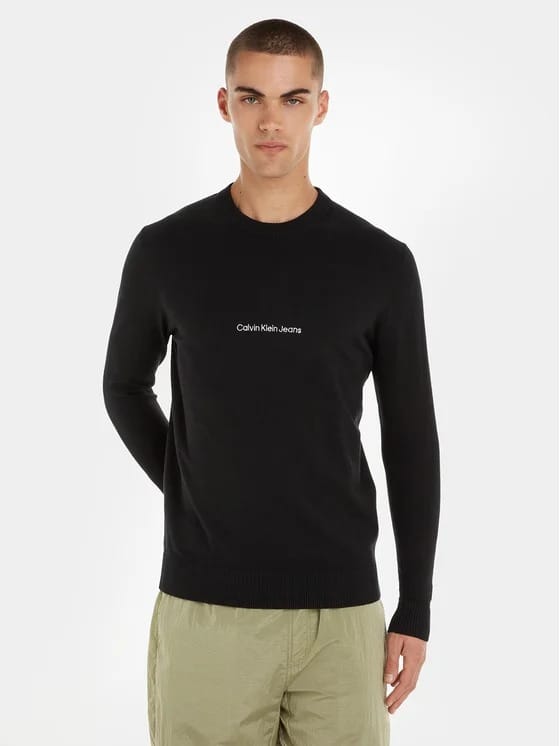 CALVIN KLEIN JEANS Pulover J30J324328 Negru