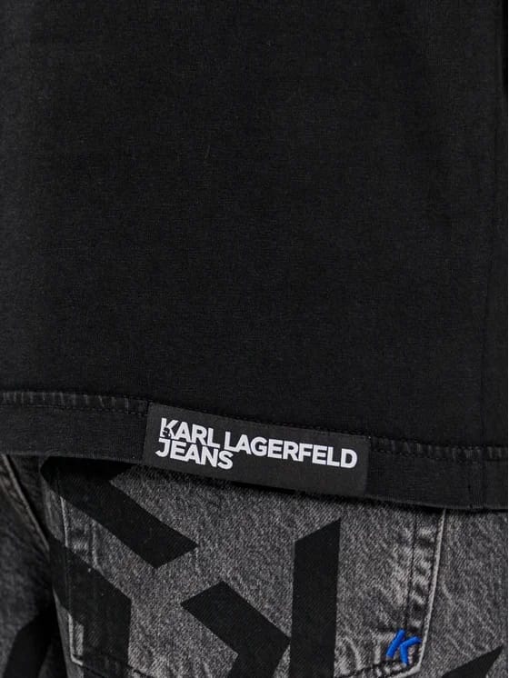 KARL LAGERFELD JEANS Tricou 240D1705 Negru