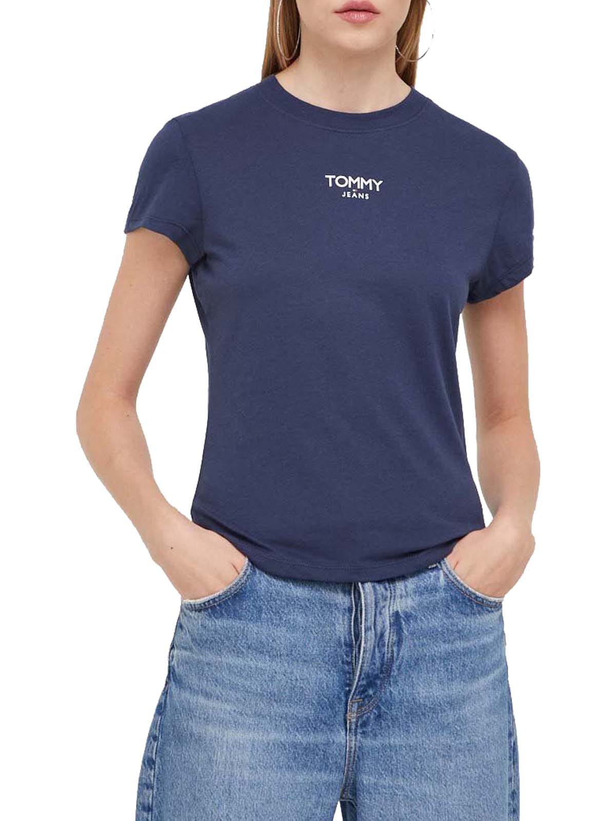 TOMMY JEANS Tricou Bby Essential Logo DW0DW16435 C87 Bleumarin