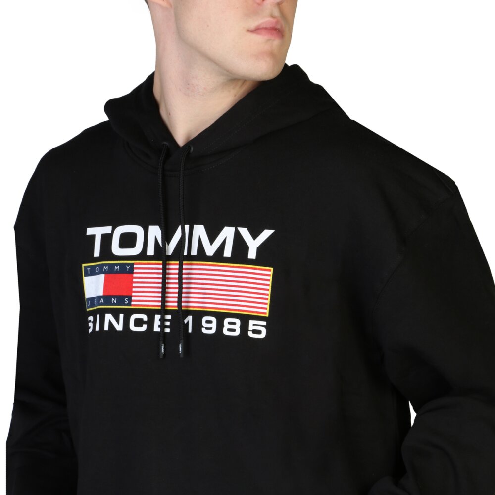 TOMMY JEANS Hanorac DM0DM15009 BDS Negru