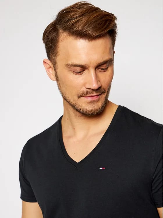 TOMMY JEANS Tricou DM0DM04410 Negru