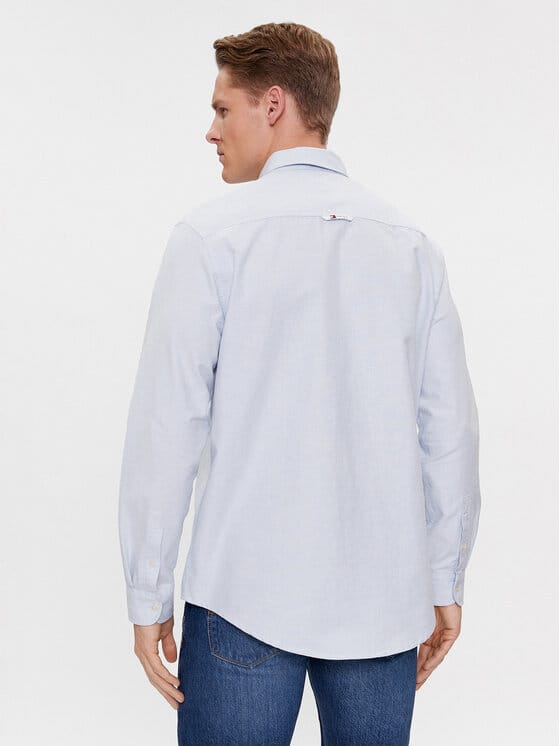 TOMMY JEANS Cămașă DM0DM18335 Albastru