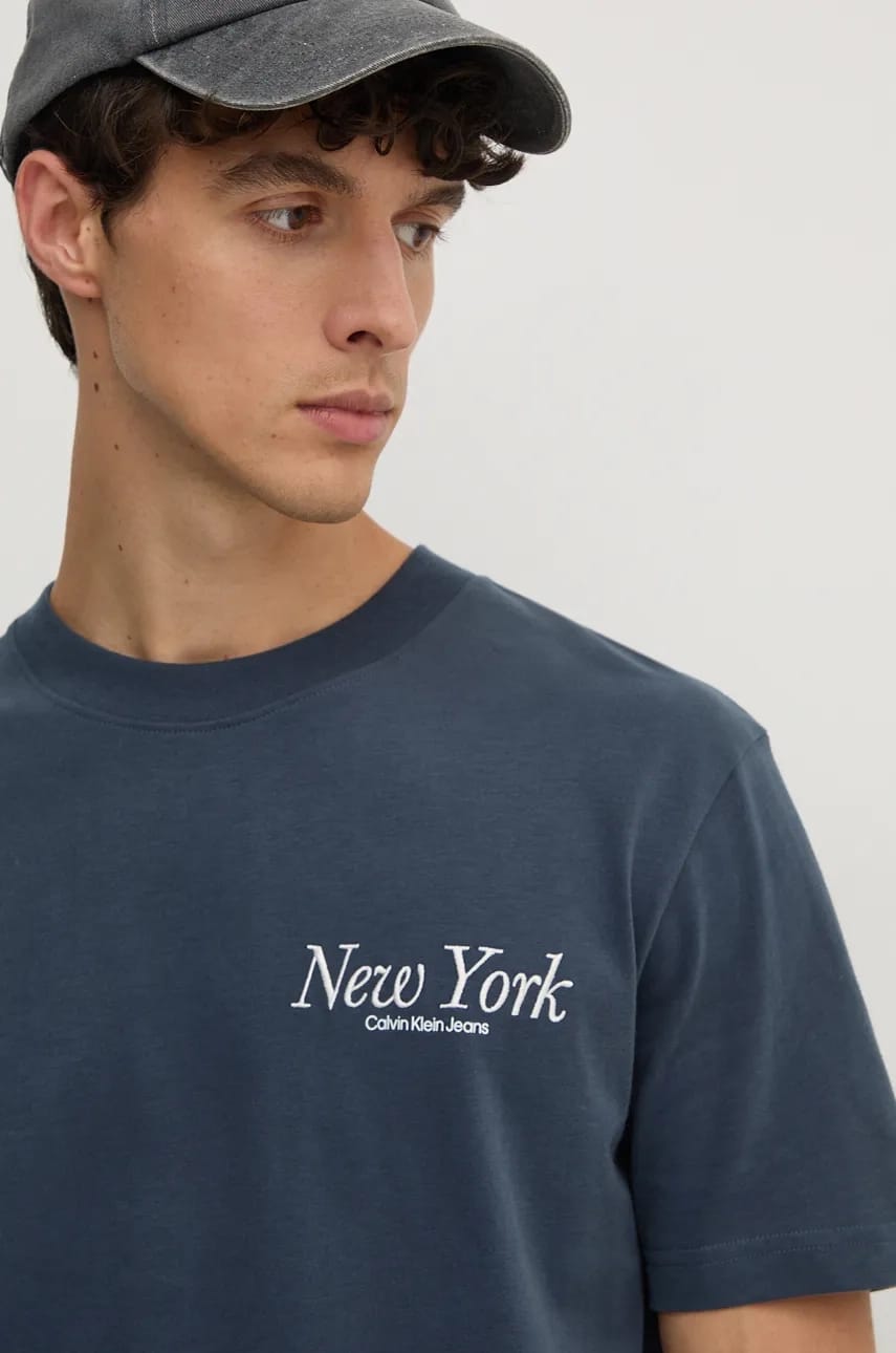 CALVIN KLEIN JEANS Tricou J30J326862 Night Blue