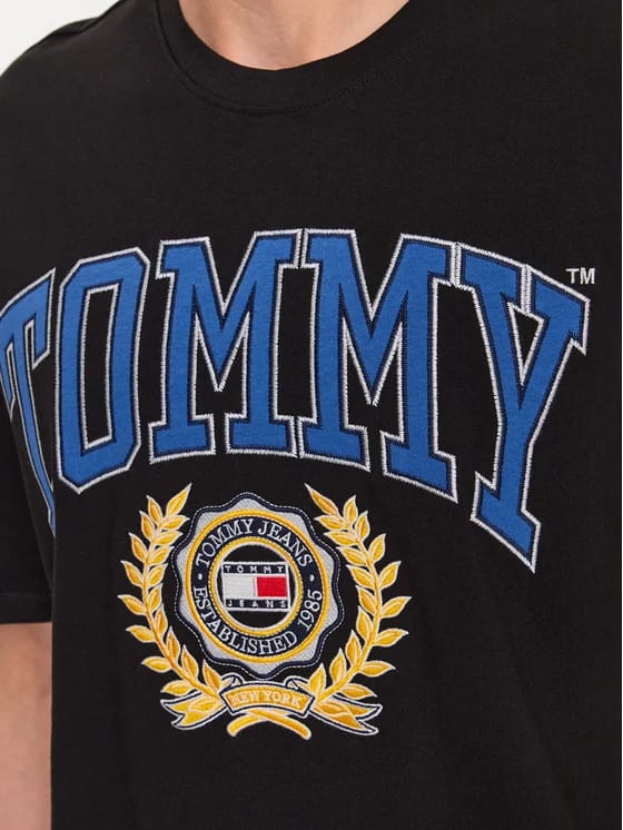 TOMMY JEANS Tricou DM0DM16832 Negru