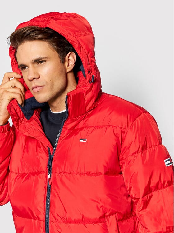 TOMMY JEANS Geacă din puf DM0DM12170 Roșu