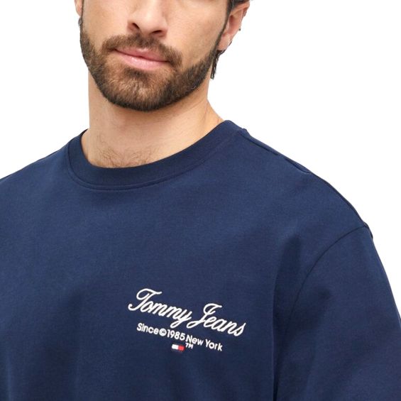 TOMMY JEANS Tricou Oversize - Bleumarin