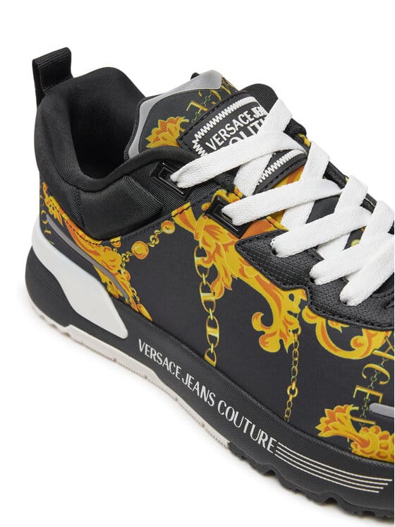 VERSACE JEANS COUTURE Sneakers 77YA3SA1 ZS654 Negru
