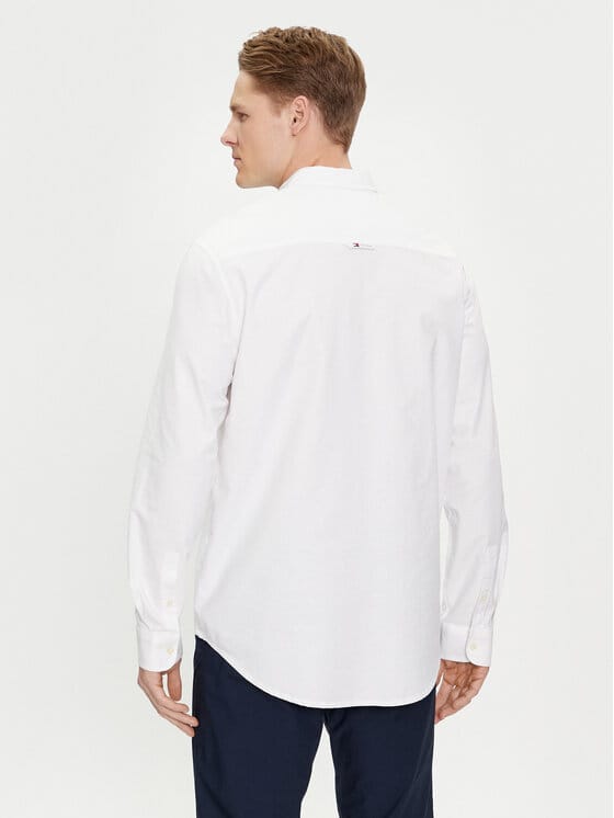 TOMMY JEANS Cămașă DM0DM18335 Alb
