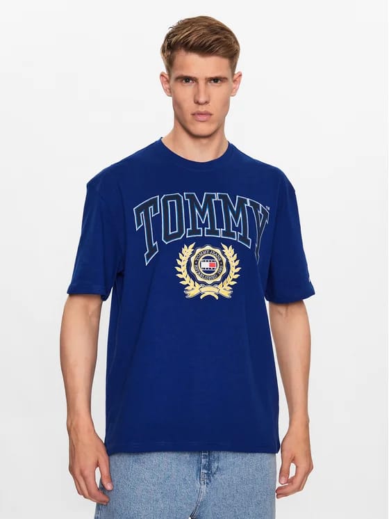 TOMMY JEANS Tricou DM0DM16832 C9B Albastru