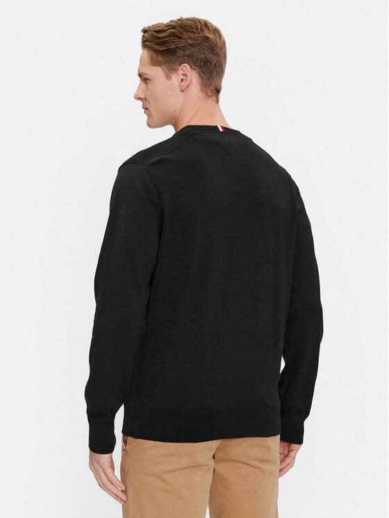 TOMMY HILFIGER Pulover MW0MW30956 Negru