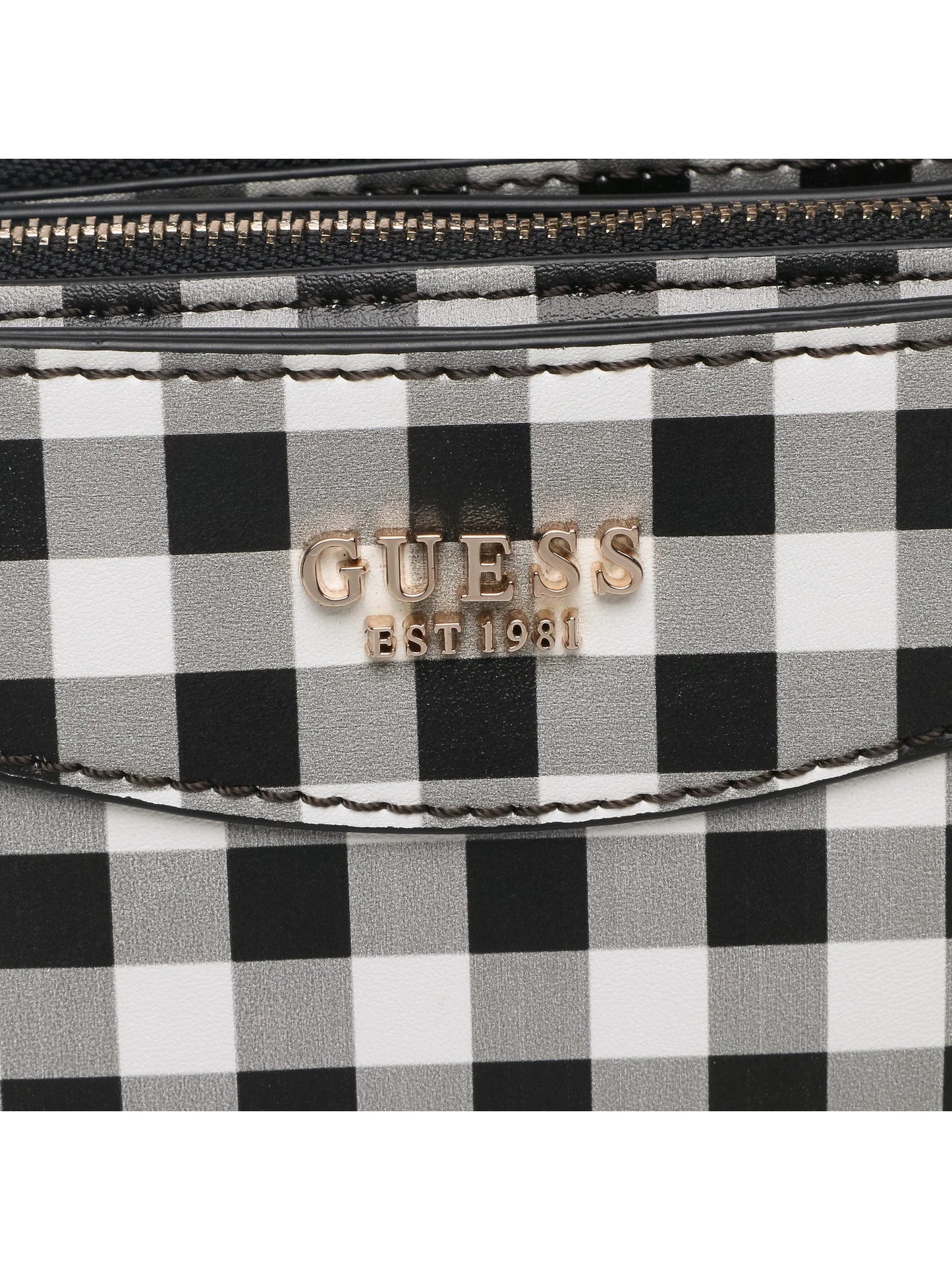 Guess Geantă Didi (VH) Mini Bags - Alb/Negru