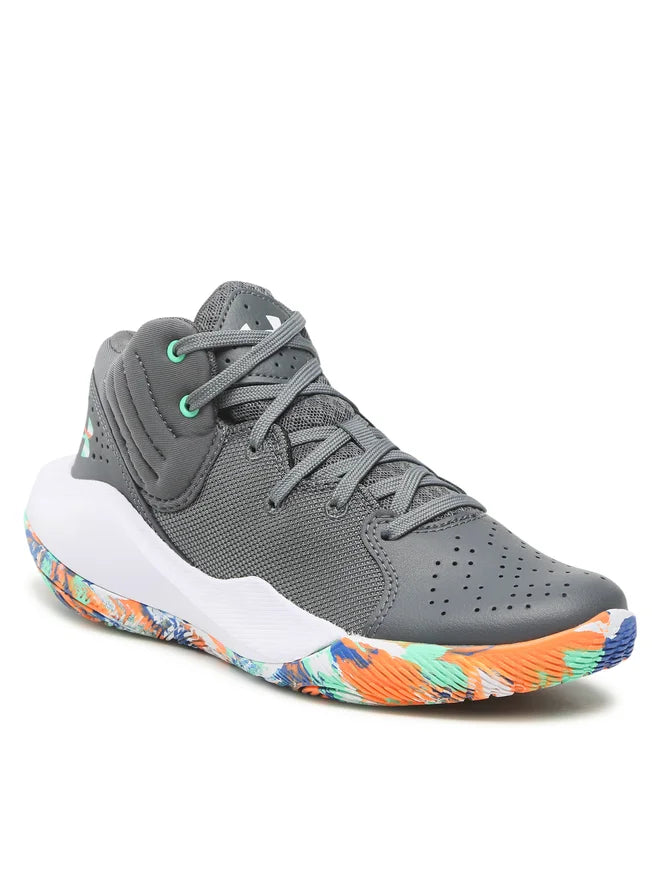 UNDER ARMOUR Gs Jet'21 Basketball Shoes 3024794-111 Gri