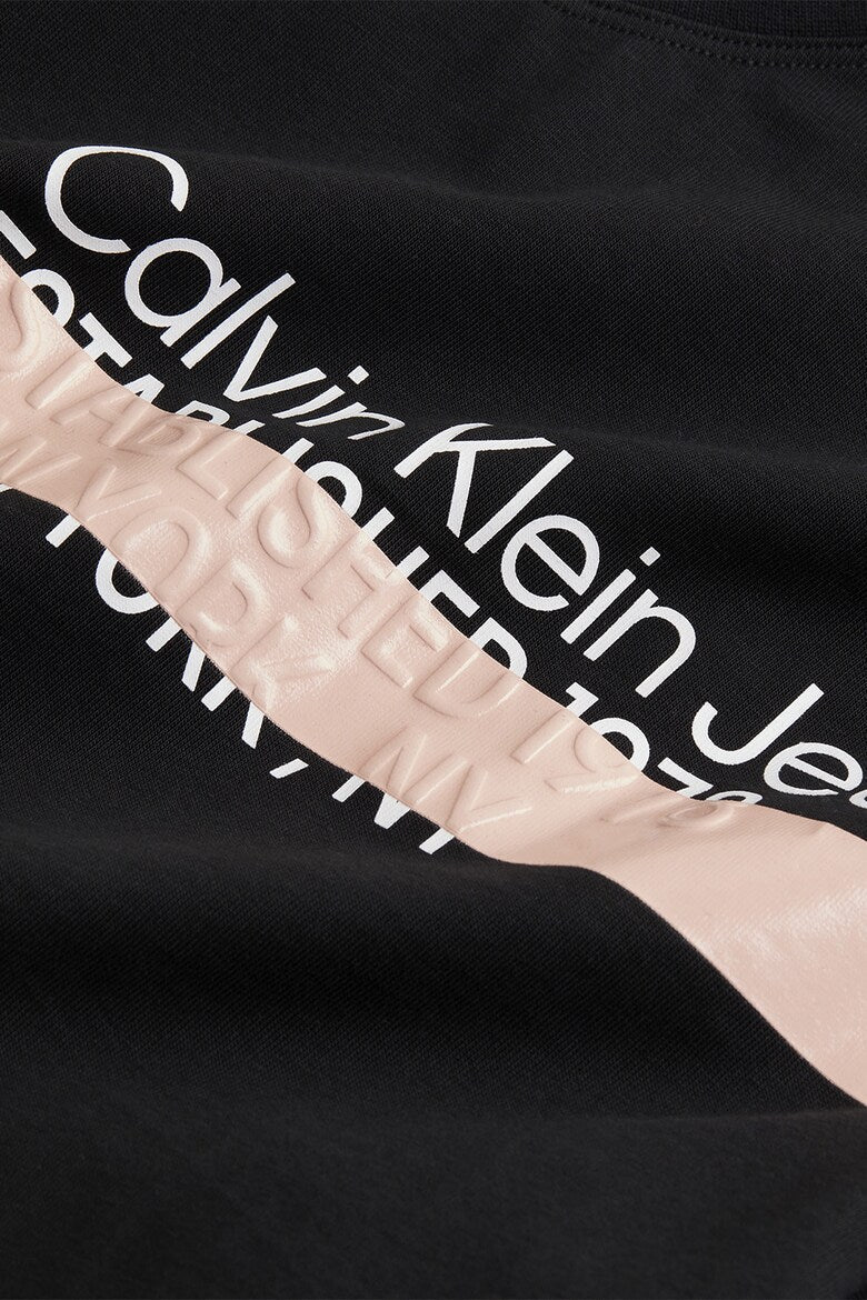 CALVIN KLEIN JEANS Tricou J30J323522 BEH - Negru