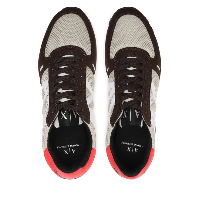 ARMANI EXCHANGE Sneakers  Choco+Beige