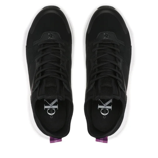 CALVIN KLEIN JEANS Sneakers Retro Tennis Sock  Black/Amethyst