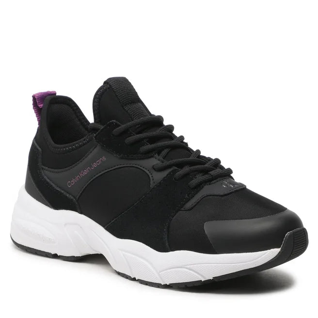 CALVIN KLEIN JEANS Sneakers Retro Tennis Sock Black/Amethyst