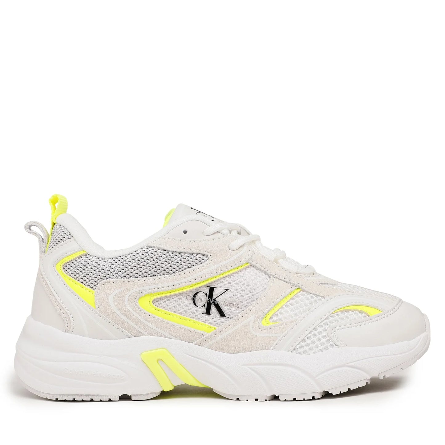 CALVIN KLEIN JEANS Sneakers Retro Tennis White/Safety Yellow