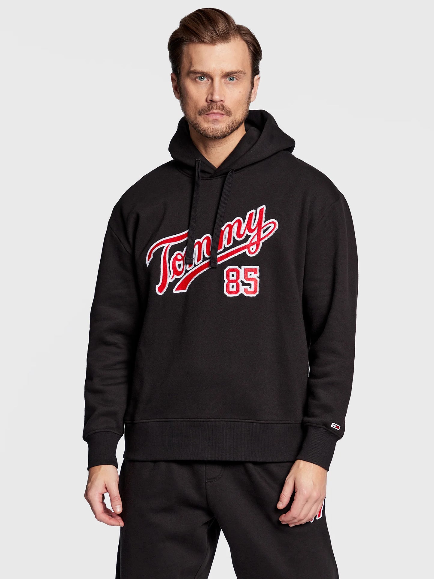 TOMMY JEANS Hanorac College DM0DM15711 Negru