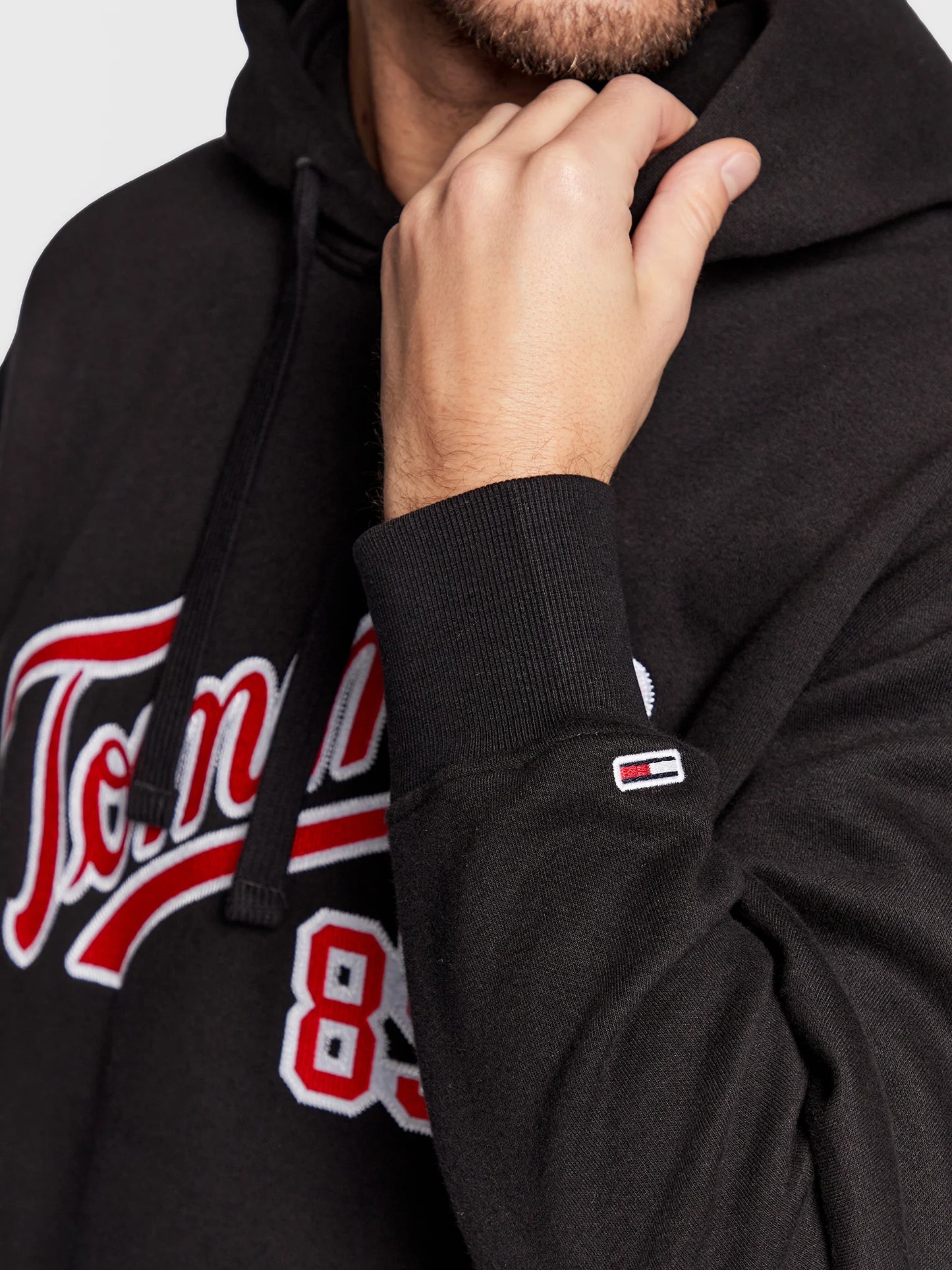 TOMMY JEANS Hanorac College DM0DM15711 Negru