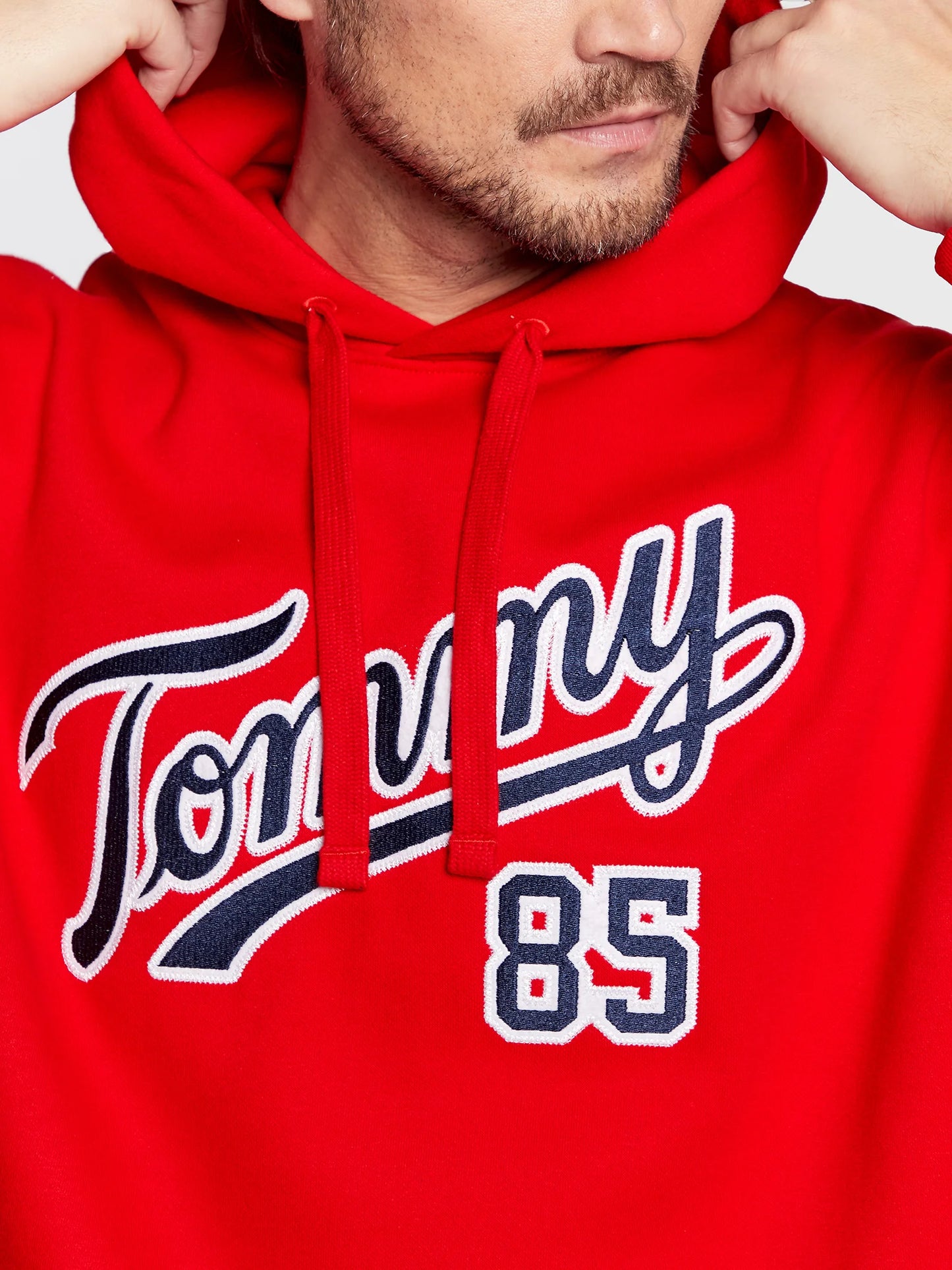 TOMMY JEANS Hanorac College DM0DM15711 Roșu