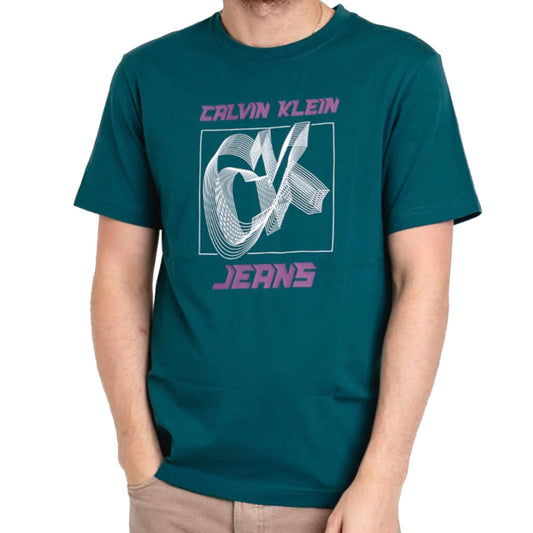 CALVIN KLEIN JEANS Tricou J30J324505 Verde