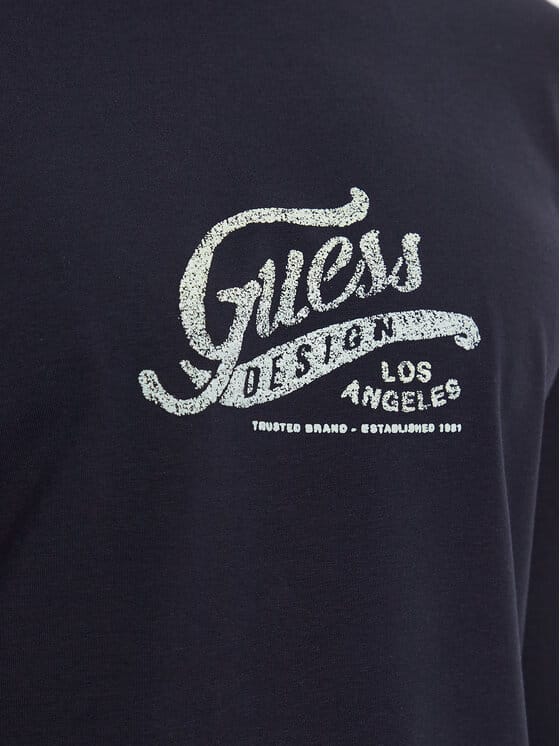 GUESS Bluză M3YI29J1314 Bleumarin