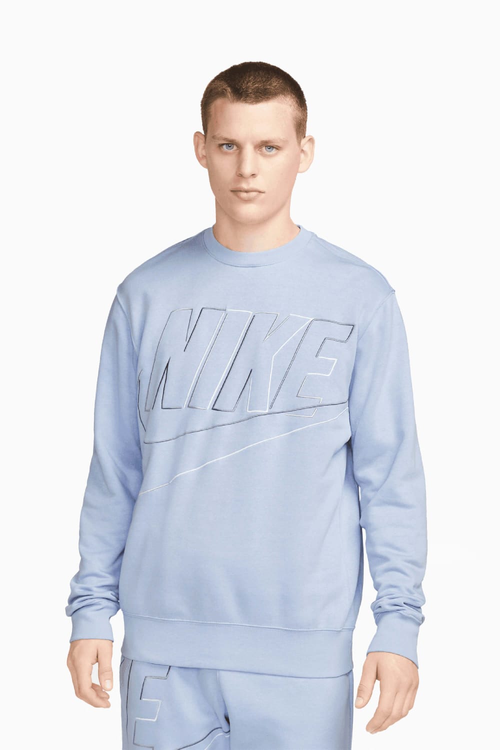 NIKE Club Fleece Bluză DX0529 479 Albastru