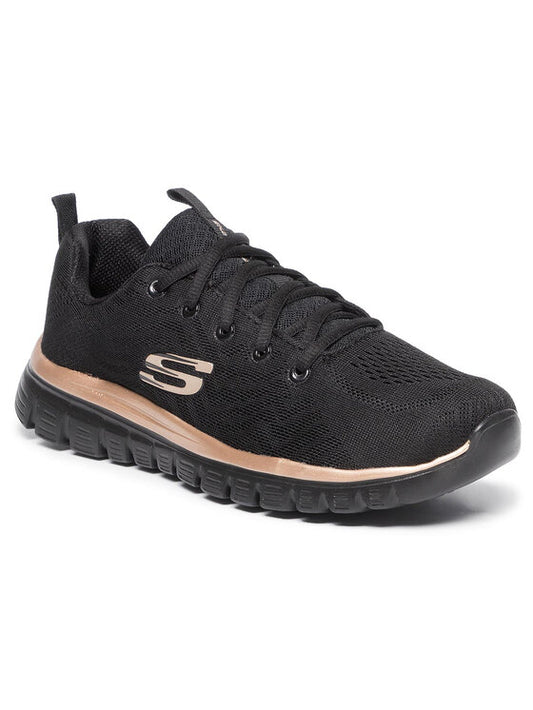 SKECHERS Sneakers Get Connected 12615/BKRG Negru