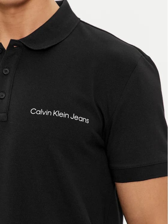 CALVIN KLEIN JEANS Tricou Polo J30J325495 Negru