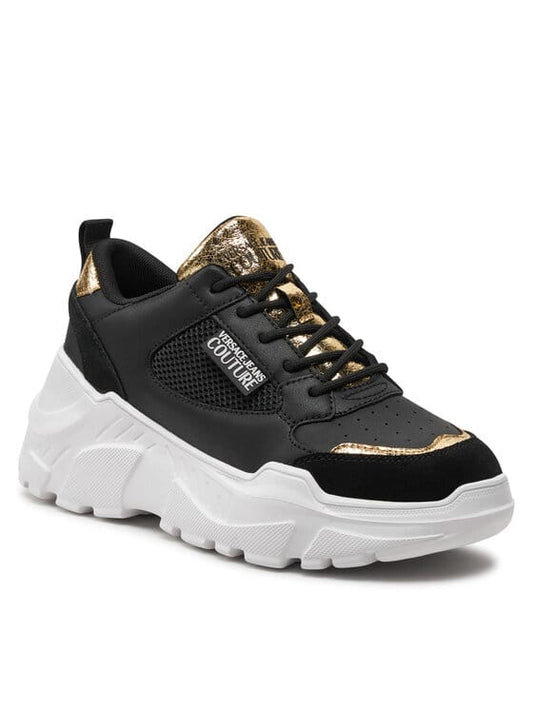 VERSACE JEANS COUTURE Sneakers 76VA3SC2 Negru / Auriu