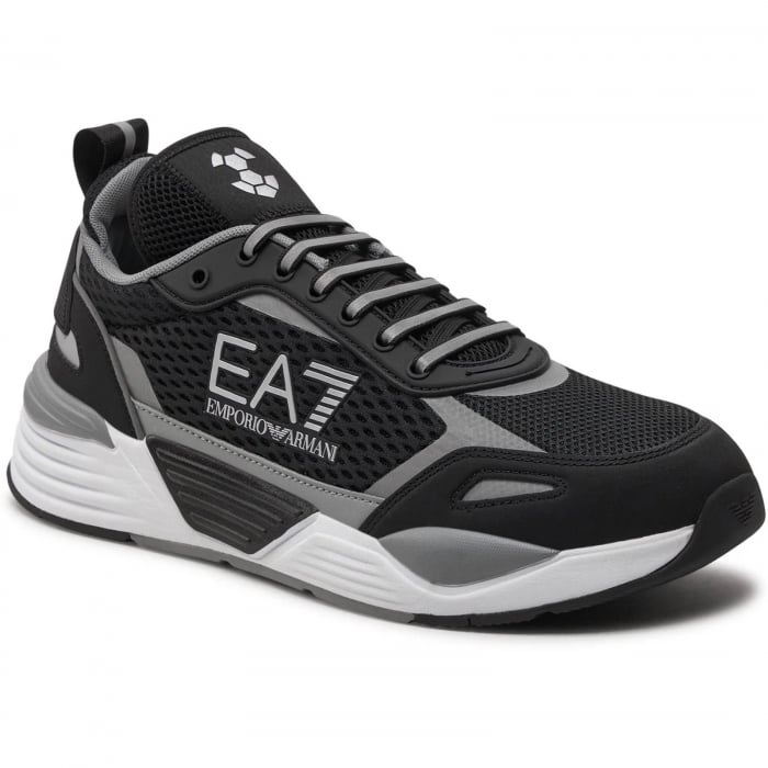 EA7 EMPORIO ARMANI Sneakers X8X159 XK379 N763 Negru + Argintiu