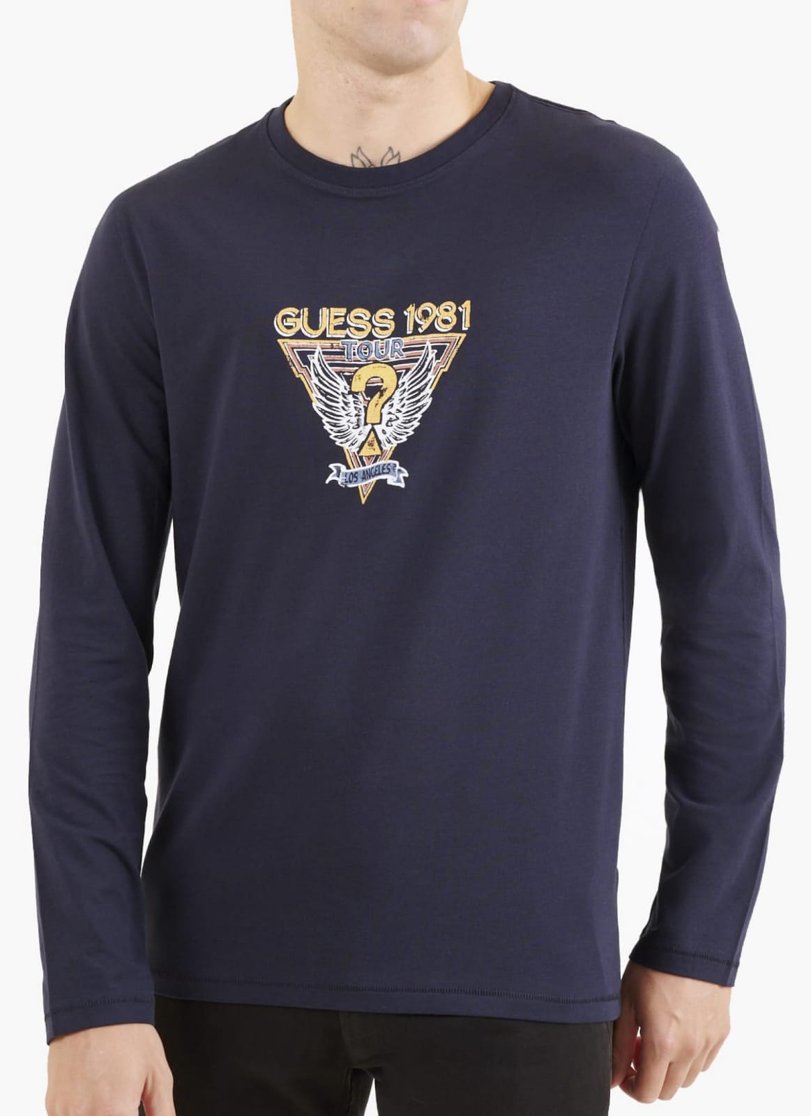 GUESS Bluză M3BI33J1314 G7V2 Bleumarin