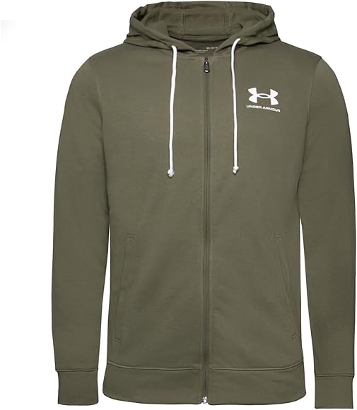 UNDER ARMOUR Rival Terry LC FZ Hanorac 1370409 361 Verde