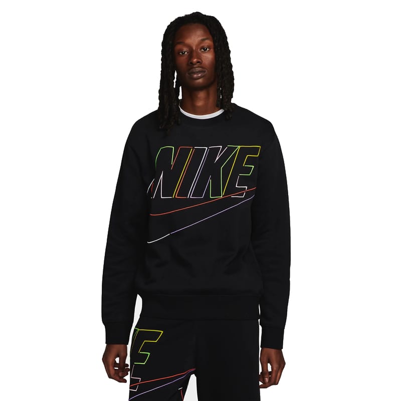 NIKE Club Fleece Bluză DX0529 010 Negru