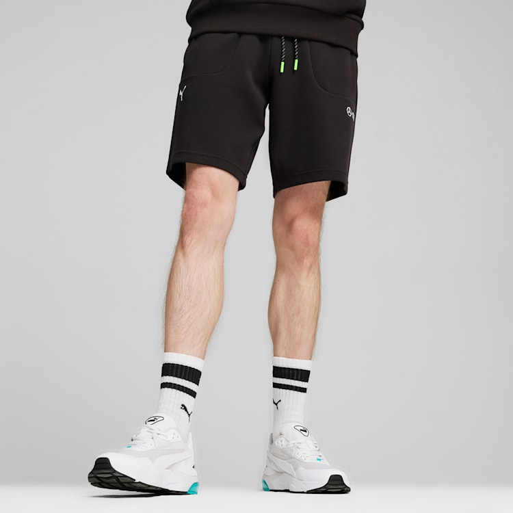 PUMA Pantaloni Scurți Mercedes AMG Petronas F1 Bărbătești 623748 01 Negru