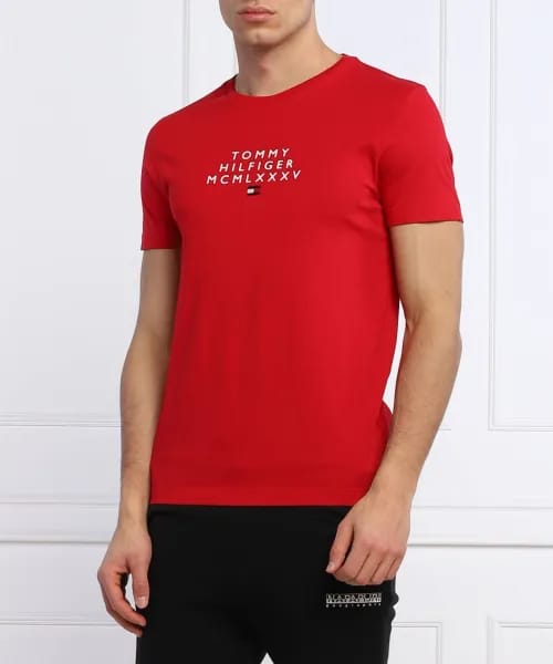 TOMMY HILFIGER Tricou MW0MW24964 Roșu