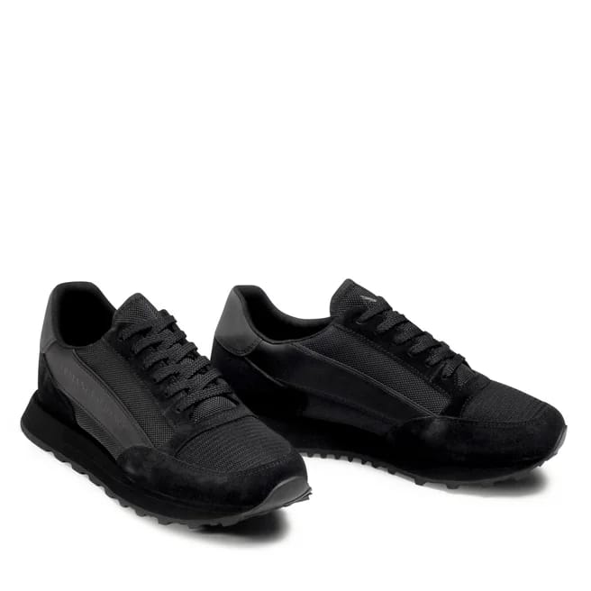 ARMANI EXCHANGE Sneakers cu adaos de piele - Negru