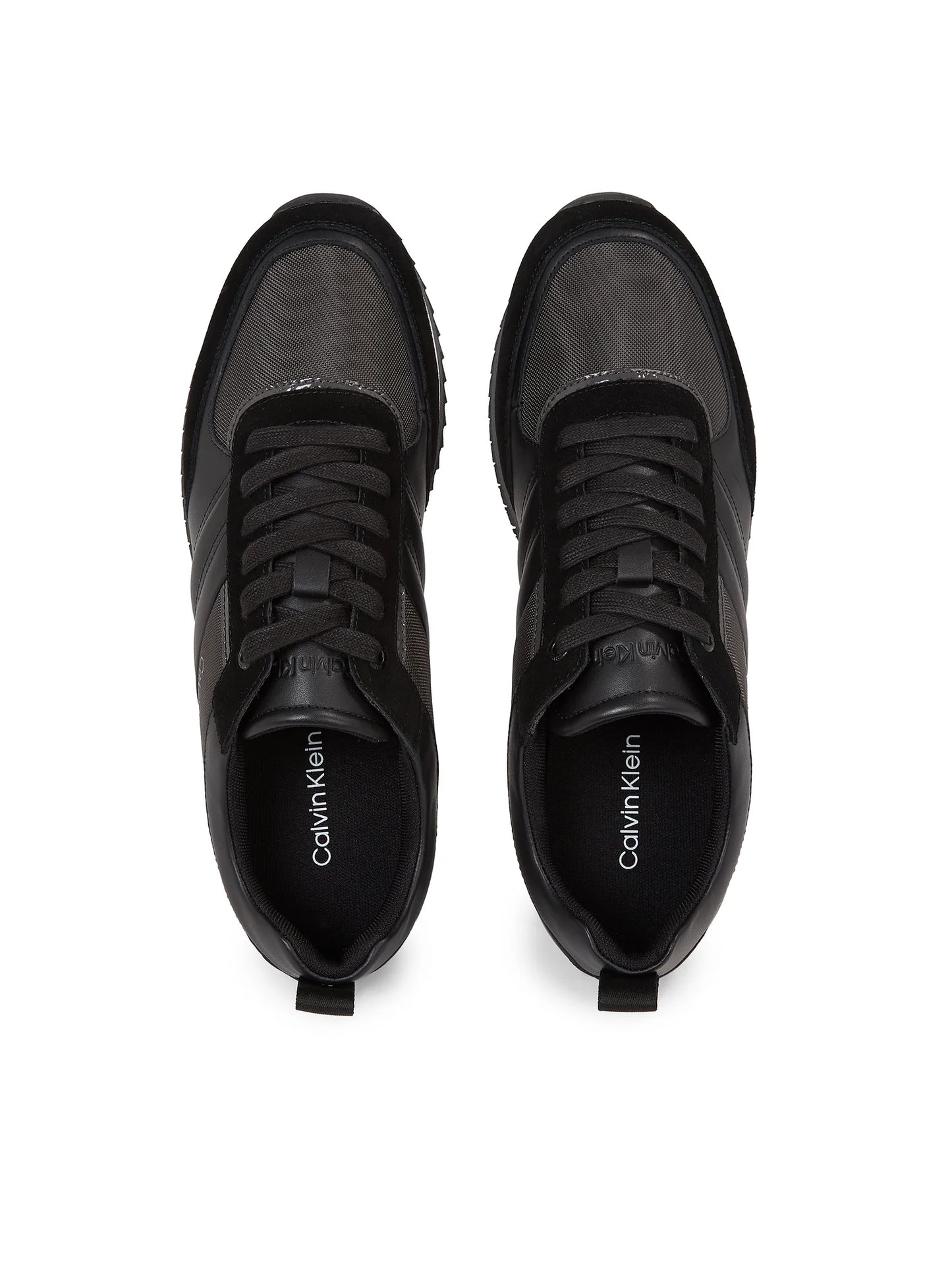CALVIN KLEIN Sneakers Low Top Lace Up Repr - Negru