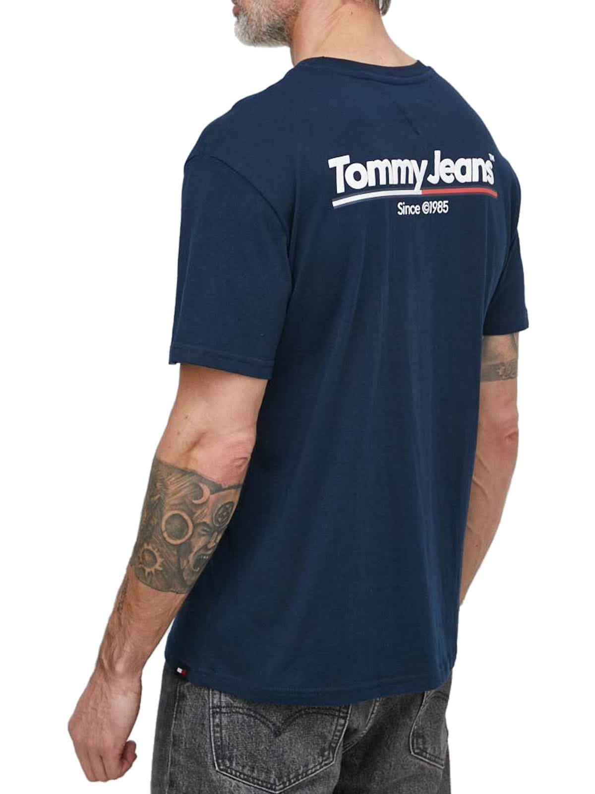 TOMMY JEANS Tricou DM0DM18590 C1G Bleumarin