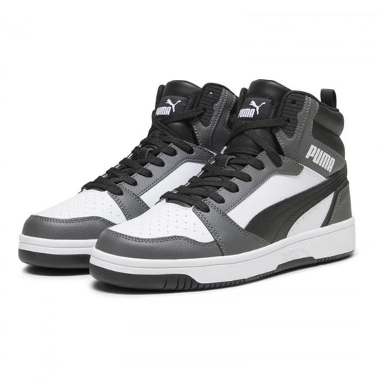 PUMA Sneakers High Rebound V6 Unisex White/Black/Shadow Gray